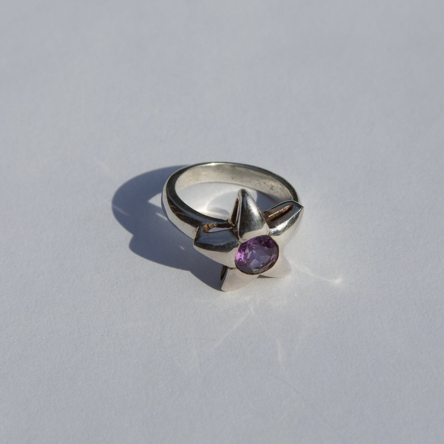 Amethyst Star ring