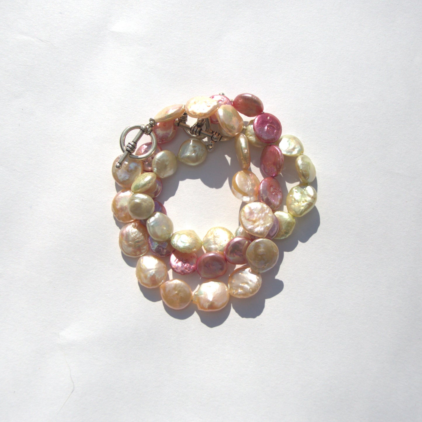 Flat Pearl Bracelet