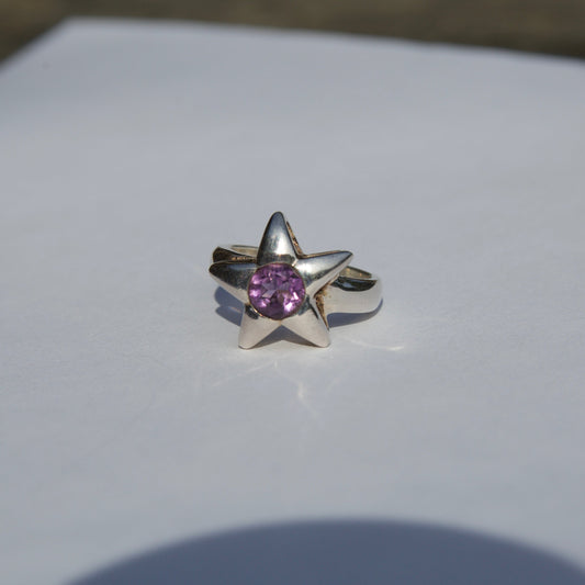 Amethyst Star ring
